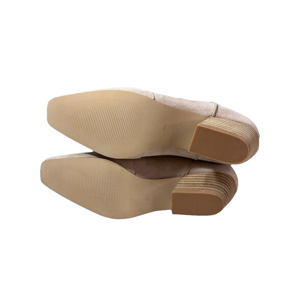 Steve Madden Dollie Womens Tall Tan Suede Western Boots Cowboy Block Heels Sz 7 - Picture 8 of 11